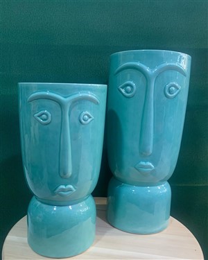 Jarra Cerâmica Azul