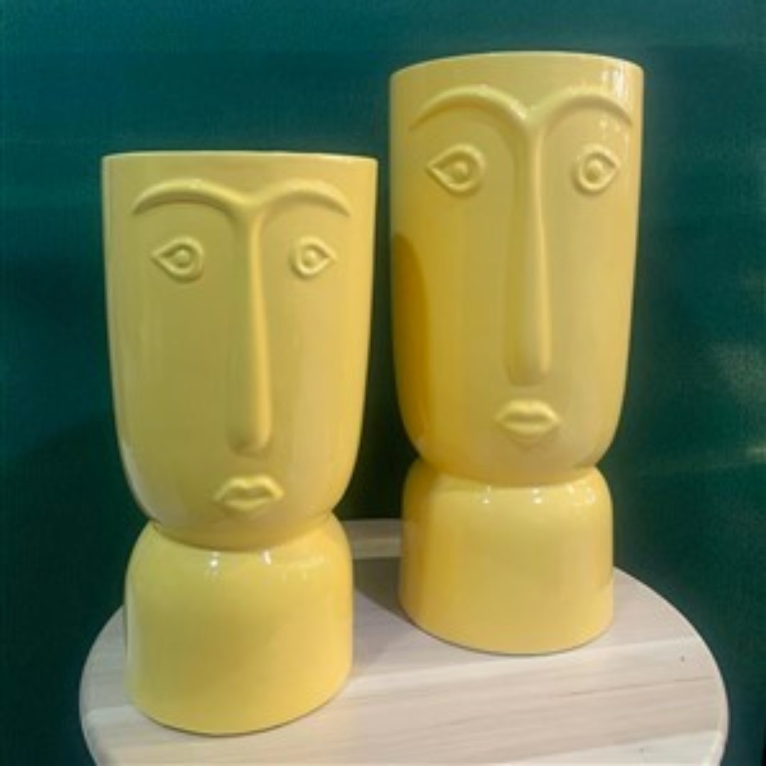 Jarra Cerâmica Amarela